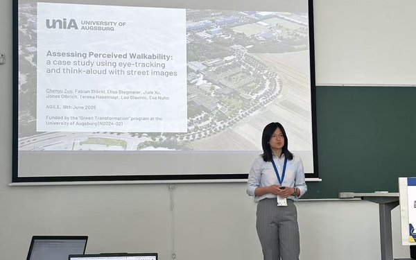 Chenyu at AGILE 2026