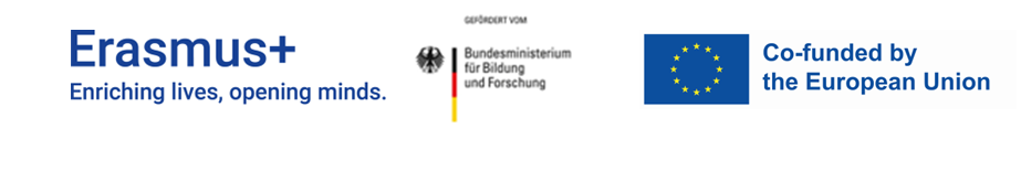 Finanzierungsparter des Projekts ERASMUS plus in englisch