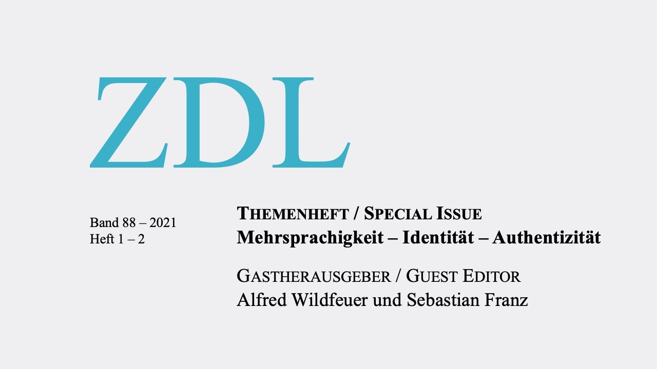 Neuerscheinung: "Mehrsprachigkeit – Identität – Authentizität"