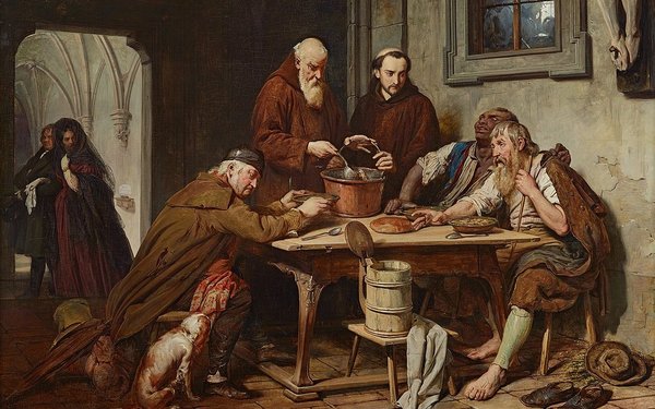 Die Klostersuppe, Österreichische Galerie Belvedere Gemeinfrei