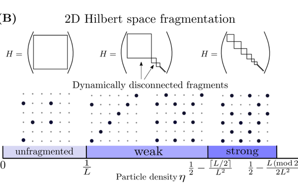 Quantum hard-disks illustration