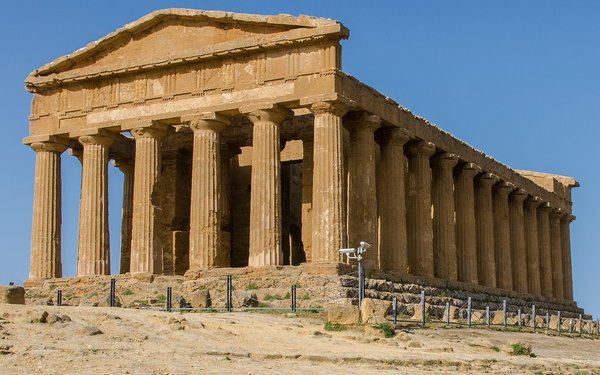 Concordia Tempel von Agrigent.