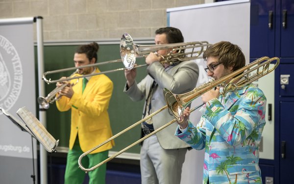Musiker bei der Zentralen Promotionsfeier
