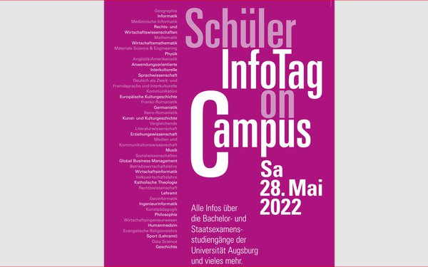 Flyer zum Schülerinfotag 2022