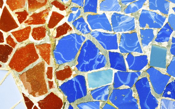 Mosaik Gaudí Detail
