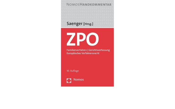 Cover HK ZPO, 10. Auflage