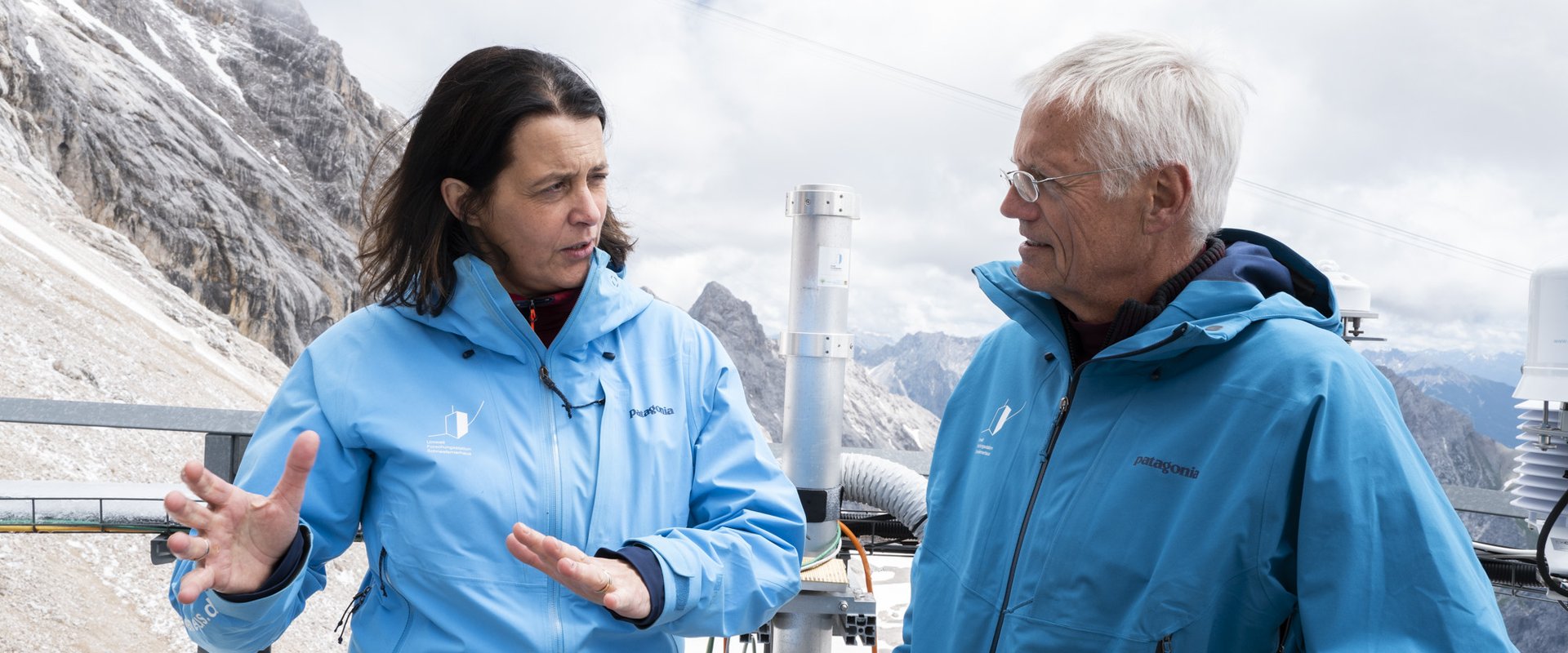 Umweltmedizinerin Prof. Claudia Traidl-Hoffmann und Geograph Prof. Karl-Friedrich Wetzel
