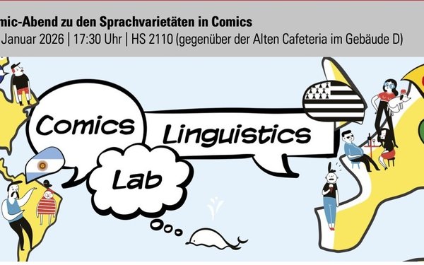 Landkarte und Sprechblasen