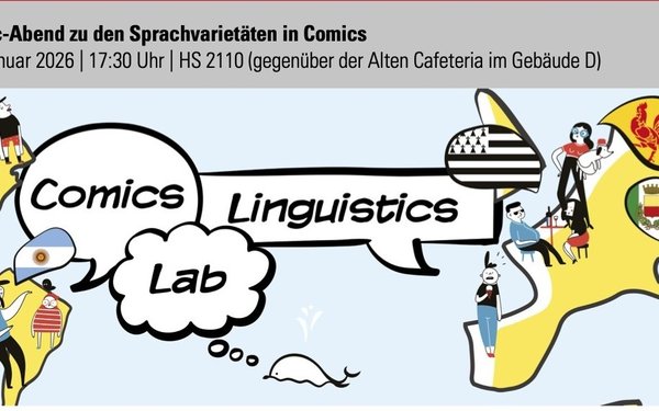 Landkarte und Sprechblasen