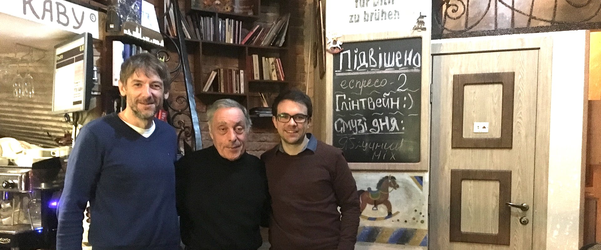 Das Bild zeigt von links nach rechts: Alfred Wildfeuer, Felix Zuckermann und Sebastian Franz