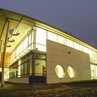 Teilbibliothek Jura - bei Nacht