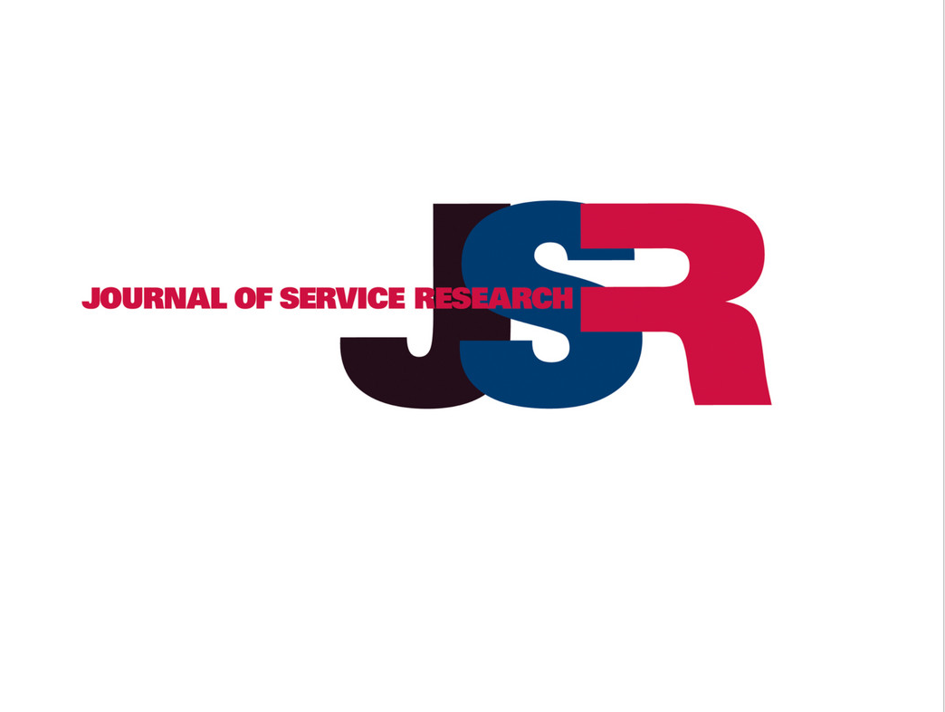 Journal of Service Research (JSR) Best Article Award Finalist 2023