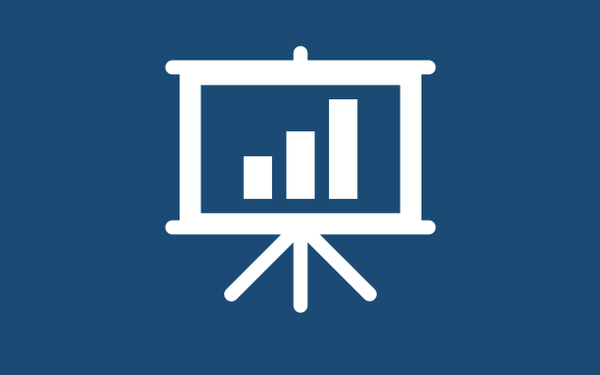 Piktogramm Flipchart Diagramm