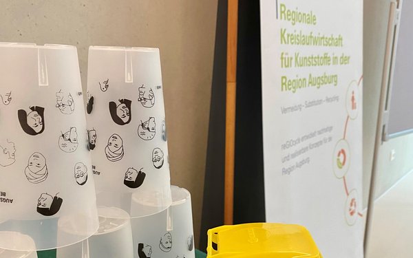 Zu sehen sind Produkte die im Rahmen des Projektes reGIOcycle entwickelt wurden