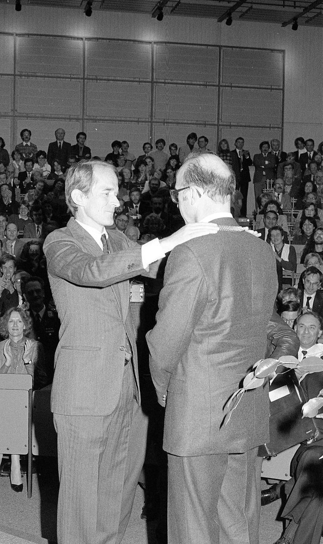 Übergabe des Präsidentenamts von Prof. Dr. Karl M. Meessen an Prof. Dr. Josef Becker