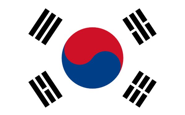 Flagge Südkorea