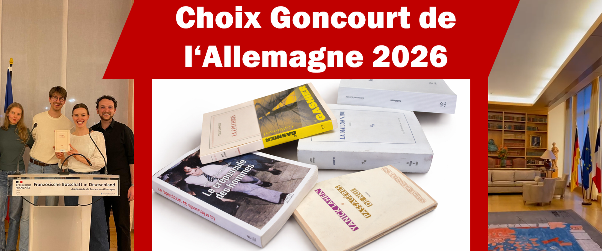 Bildreihe Choix Goncourt 2026