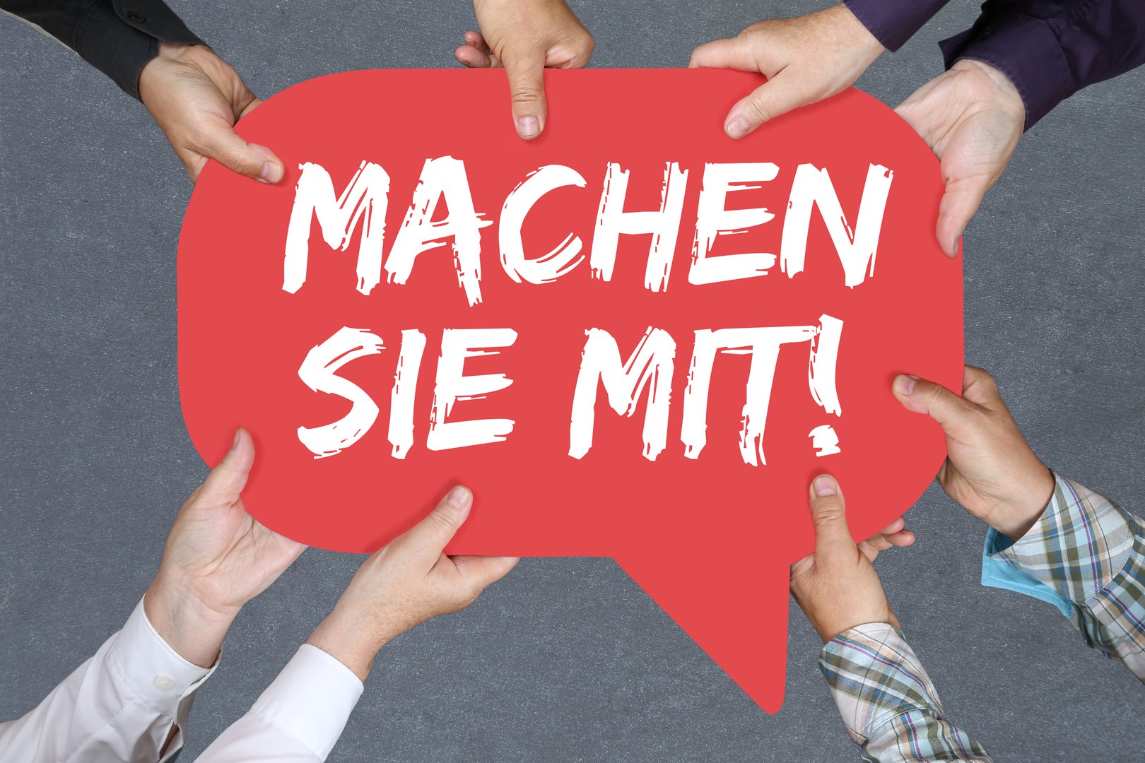 Machen Sie mit!