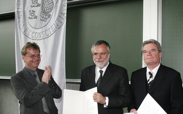 Ehrenpromotion Prof. Andrea Riccardi und Dr. Joachim Gauck