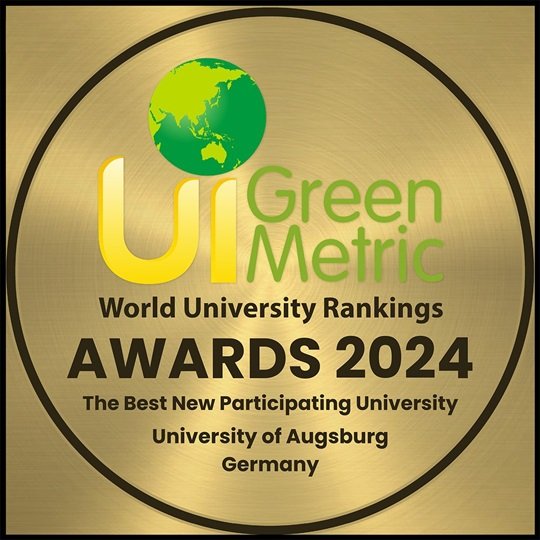 Universität Augsburg bei Nachhaltigkeits-Ranking ausgezeichnet